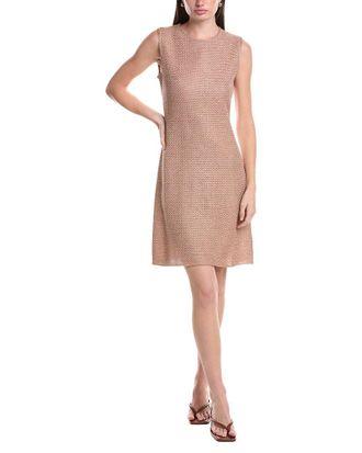M Missoni Metallic Crochet Mini Dress