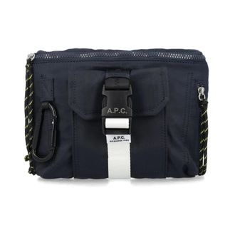 A.P.C. Blauwe Schoudertas Stijlvol Dagelijks Gebruik - Heren - Heuptassen - Blauw - ONE Size - Tassen