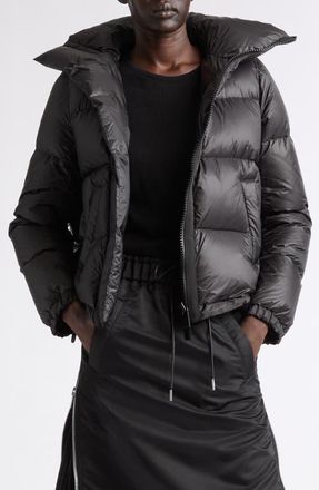sacai Asymmetric Down Puffer Vest in Black at Nordstrom, Size 1