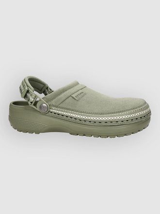 Crocs Cs Crafted Vegan Suede Stitch Sandalen gr&uuml;n