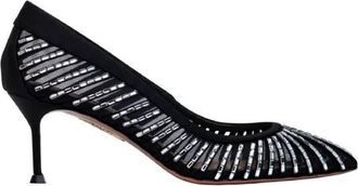 Aquazzura Womens Passions Crystal Pumps, Brand Size 36 ( US Size 6 )