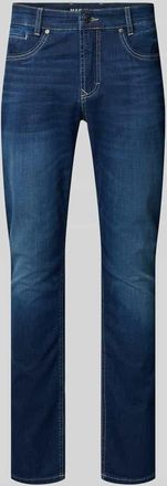M.A.C Regular Fit Jeans aus Baumwoll-Mix in Dunkelblau, Gr&ouml;&szlig;e 31/30