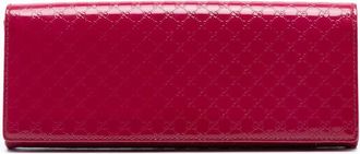 Gucci Pre-owned Gucci Microguccissima Patent Broadway Clutch Unisex 257073 204991