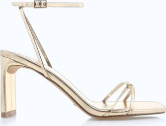 Billini Womens Genelle Strappy Heel Sandal In Gold Metallic