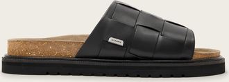 AllSaints Leather Randal Woven Leather Sandals, Size: UK 10/US 11/EU 44