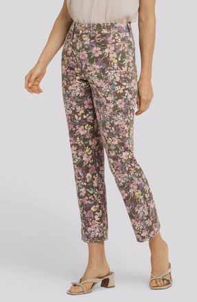 NYDJ Marilyn Floral Ankle Jeans in Earth Blooms at Nordstrom, Size 14