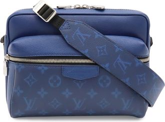 Louis Vuitton Taigarama Cobalt Monogram Taiga Leather Shoulder Bag (Pre-Owned)