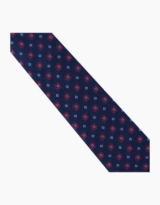 Dunhill Mens Dunhill Tie - Navy - Size: ONE size