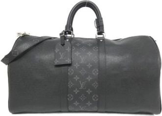 Louis Vuitton Vintage, unisex, Zwart, ONE Size, Pre-owned Weekendtas
