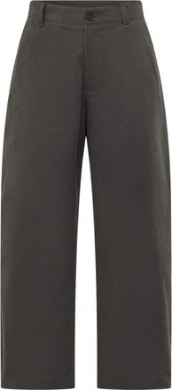 STUDIO NICHOLSON Minard Pant - Heren - Wijde Broeken - Grijs - S - Katoen - Broeken