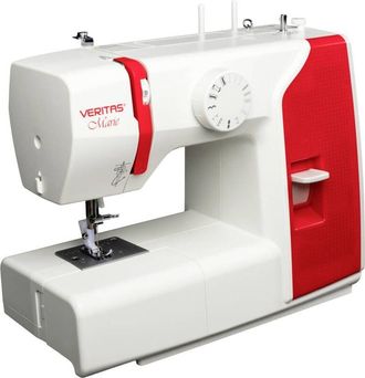 Veritas Veritas Macchina per cucire a braccio libero Marie Bianco, Rosso
