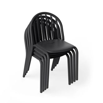 Fatboy Freds Outdoor Stuhl, anthrazit (4er Set) (Exklusive Edition)