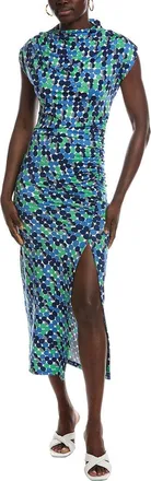 Renee C Renee C Short Sleeve Midi Dress