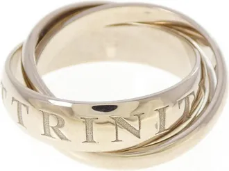 Cartier White Gold White Gold (18K) Band Ring (Pre-Owned)
