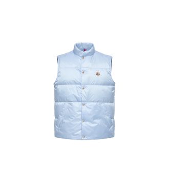Moncler Moncler Tuquerouye Down Vest, Men, Blue, Size: 1