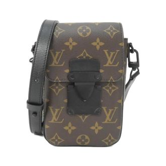 Louis Vuitton Black Marron Coated Canvas Shoulder Bag (Pre-Owned)