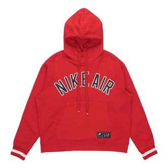 Nike AS Mens Sportswear Air PO FL University Red Hoodie AR1818-657