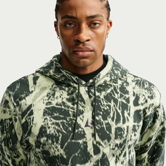 Nike Ja Nike Mens Club Basketball Hoodie in Green | IM5195-317