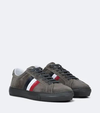 Moncler New Monaco suede sneakers