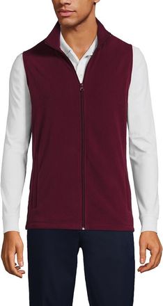 Lands End Lightweight Fleece Vest in Burgundy at Nordstrom, Size Xx-Large