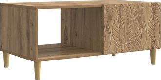 vidaXL Mesa De Centro Roble Artisan 90 X 50 X 40 Cm Vidaxl