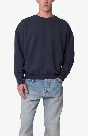 mnml Heavyweight Basic Crewneck Sweatshirt in Washed Black at Nordstrom, Size Xx-Large