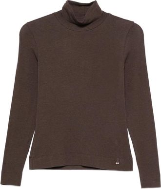 Herno Dames, Truien, Bruin, Maat: XS Katoen
