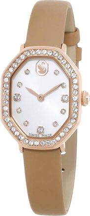 Swarovski Dextera Quartz Crystal Silver Dial Ladies Watch 5730184