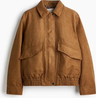 H&M Gepeachte Jacke - Beige