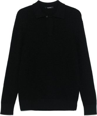 Tagliatore Round-neck Truien - Heren - Ronde hals truien - Zwart - XL - Truien & Vesten