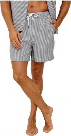 Rails La Brea Swim Short In Navy Deck Stripe