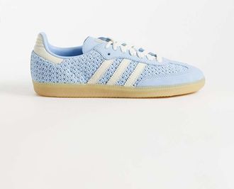 adidas Originals Samba OG - Sneakers azzurre e panna-Blu