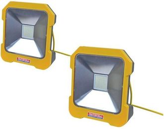 Faithfull The Brand Faithfull - FPPSLTL20L smd led 110v Task Light Power Take-off Twin Pack