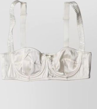 Dolce & Gabbana silk satin underwire bra