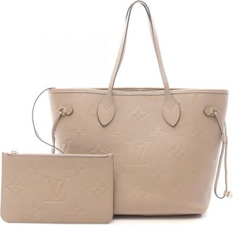 Louis Vuitton Beige Tourterelle Monogram Empreinte Tote Bag (Pre-Owned)