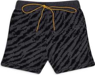 Rhude Grey Zebra Knit Short