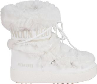 Moon Boot LTrack Low Boots - Dames - Winterlaarzen - Wit - 36 EU - Polyester - Schoenen