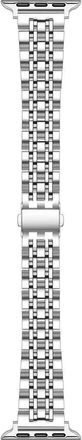 Posh Tech Rainey Stainless Steel Apple Watch Watchband in Silver at Nordstrom Rack