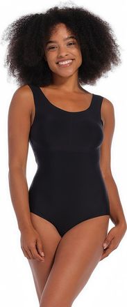 Magic Bodyfashion Shaping-Body MAGIC BODYFASHION, Damen, Gr. XXL, N-Gr, schwarz, Obermaterial: 80% Polyamid, 20% Elasthan, eng, tiefer Rundhals, Bodys Shaping-Body, Nah