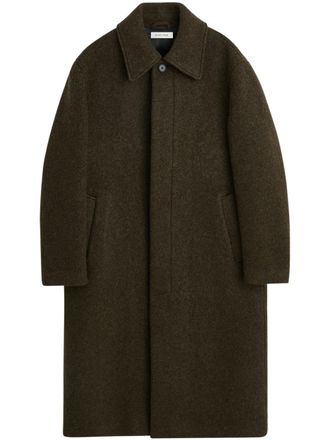 Sunflower Classic Collar Long Straight Silhouette Coat