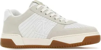 Valentino Garavani Mens Valentino Sneaker White Splicalf Leather