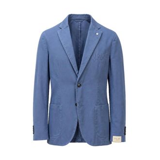 L.B.M. 1911 Blazers, male, Blue, Size: M Cotton Blazer