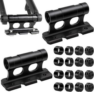 OEM 2 Soportes Para Horquilla De Bicicleta Para Coche O Baca - Bloque De Montaje Universal Para Bicicleta