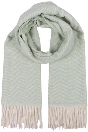 Capelli Modeschal CAPELLI NEW YORK, Damen, mint, Web, Polyester, Strukturmuster, mehrfarbig, Modet&uuml;cher Modeschal, Strukturmuster, Fransenkante, w&auml;rmend