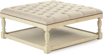 Zentique Square Tufted Ottoman