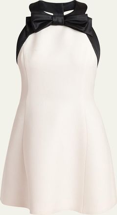 Valentino Garavani Bow-Accented Mini Dress