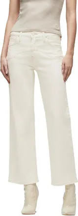 Hudson Rosie Ecru Wide Leg Jean