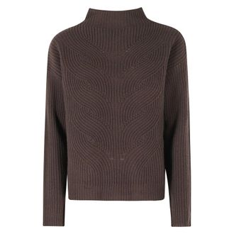 Herno Maglione in lana - - Knitwear - Donna - Marrone - M