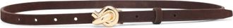 Lovestrength Womens Nic Belt In Cocoa Suede