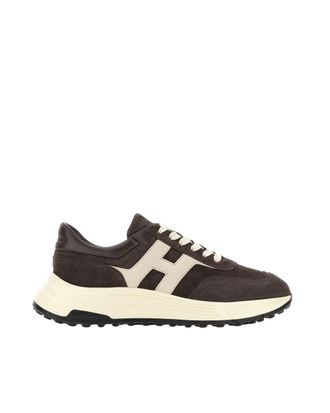 Hogan Brown Hyperlight Suede Leather Sneakers